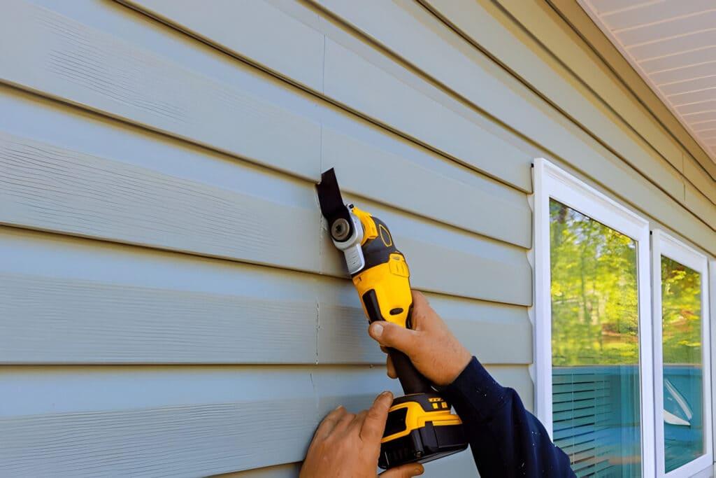 Durable vinyl siding installation