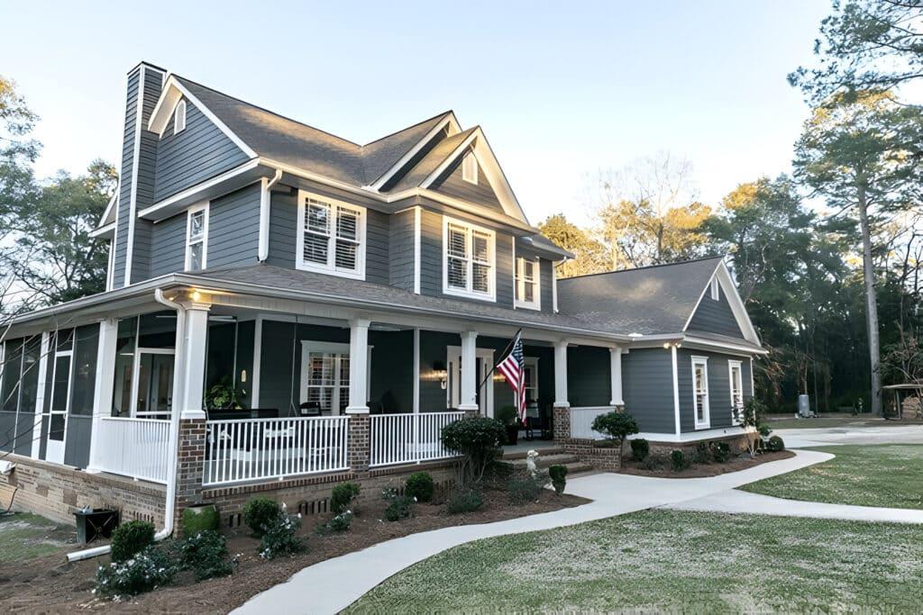 Durable vinyl siding installation